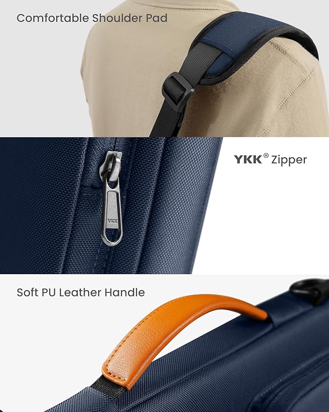 tomtoc Laptop Shoulder Bag for 14 Inch MacBook Pro M4/M3/M2/M1 Pro/Max 2024-2021 - Image 7