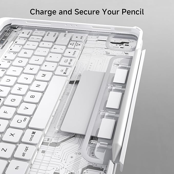 iPad Keyboard Case for 2024 M4 iPad Pro 11 inch, Magic Wireless Keyboard - Image 7