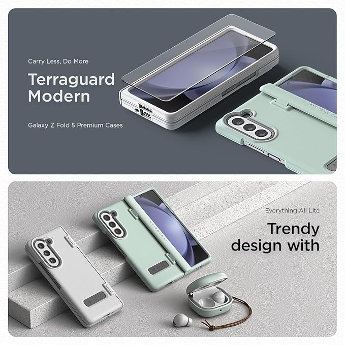 VRS DESIGN Phone Case for Galaxy Z Fold 5 5G, Premium Modern Neat Style Case - Image 5