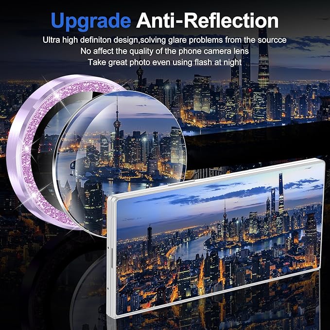 for Samsung Galaxy Z Fold 7 Camera Lens Protector, Individual Metal Ring - Image 4