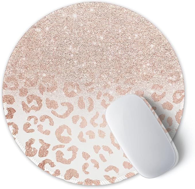ITNRSIIET Round Mouse Pad with Stitched Edge Premium-Textured Waterproof - Image 2