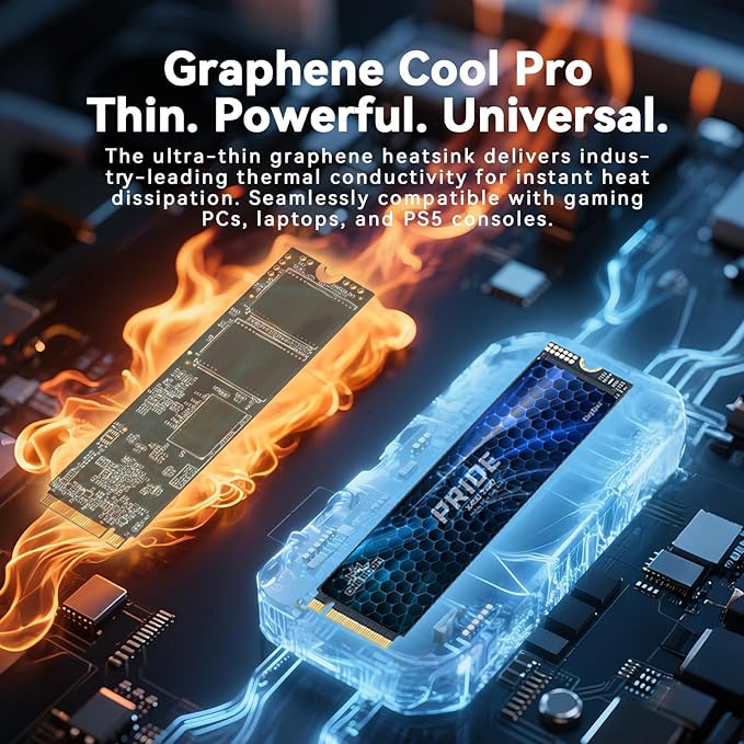 KingSpec OneBoom X400 2TB M.2 SSD Gen4 7300MB/s, TLC 3D NAND Internal NVMe SSD - Image 4