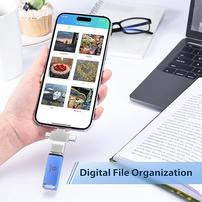 Multiport-Photo-Stick 128GB Automatic Photo & Video Backup - Image 4