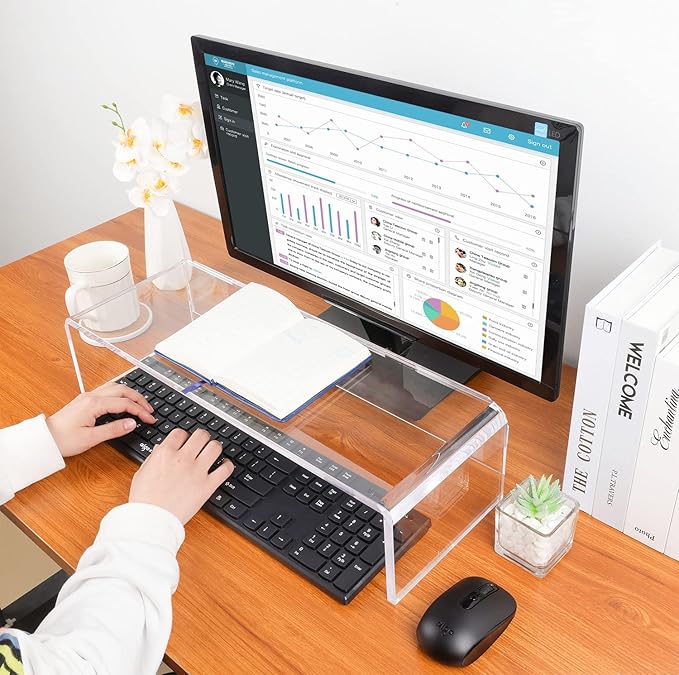2 Pack Computer Monitor Riser - Image 8