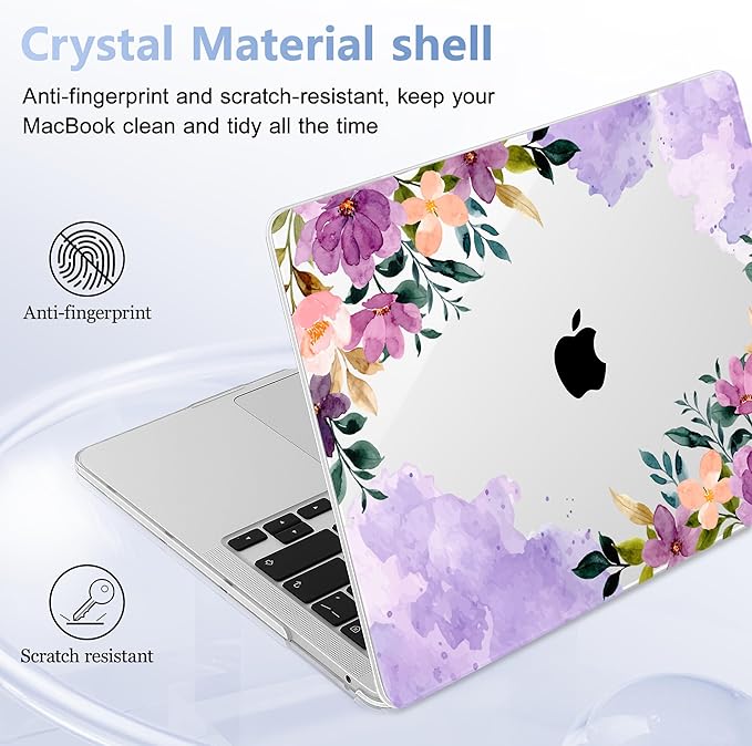 Case for MacBook Pro 13 inch with/Without Touch Bar, Hard Shell + Keyboard - Image 6