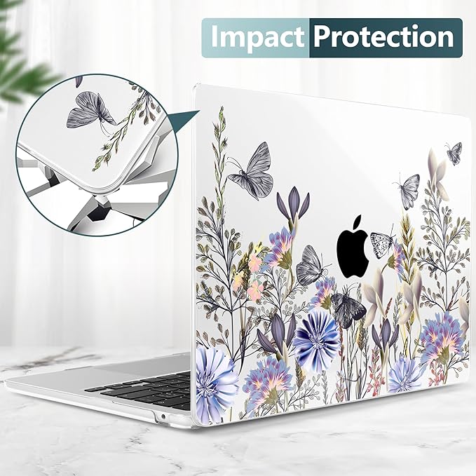 TWOLSKOO Compatible with M4 MacBook Air 15 inch Case 2025-2023 Released Model - Image 7