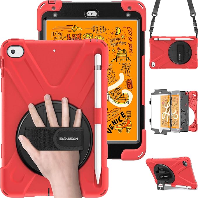 BRAECN iPad mini 5 Case, iPad mini 4 Case, Heavy Duty Shockproof Protective by BRAECN