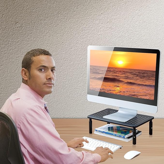 suptek Monitor Stand Riser for Computer, Notebook and All Flat Screen Display - Image 6