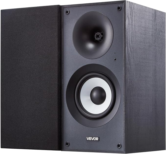 VEVOR Powered Bookshelf Speakers, 25W x 2, Active Studio Monitor Speaker by VEVOR