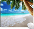 Beach Mouse Pad, Coconut Trees Design Mouse Pad, Nature Mousepads, Custom by IMAYONDIA
