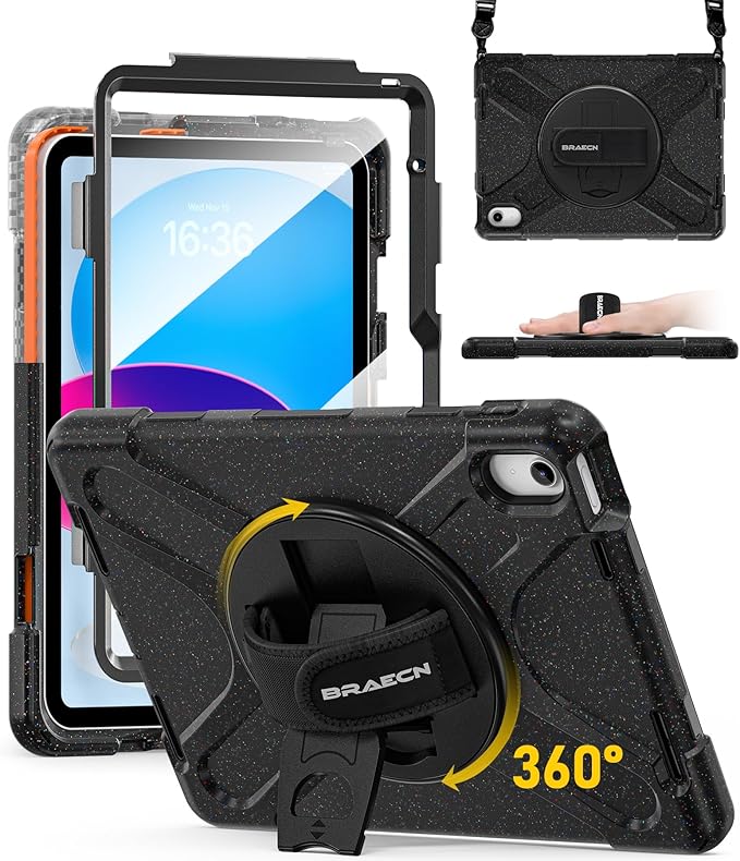 BRAECN for iPad 11th/10th Generation case 11/10.9 inch 2025/2022 Heavy Duty by BRAECN