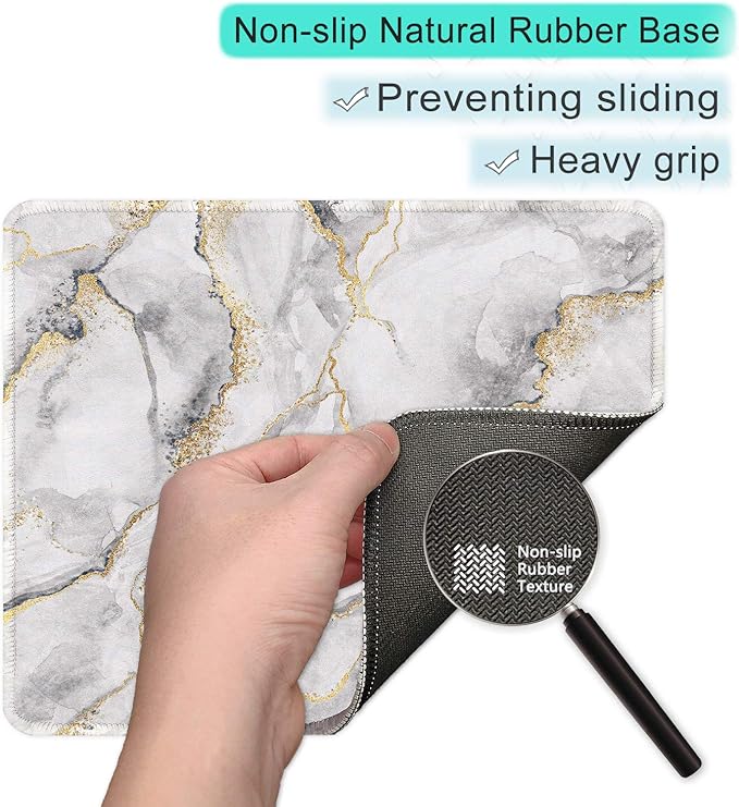 ITNRSIIET Mouse Pad with Stitched Edge Premium Textured Smooth Precise - Image 4