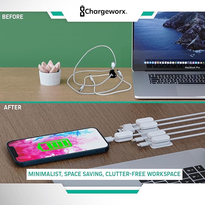 Chargeworx Magnetic Cable Holder - Image 3