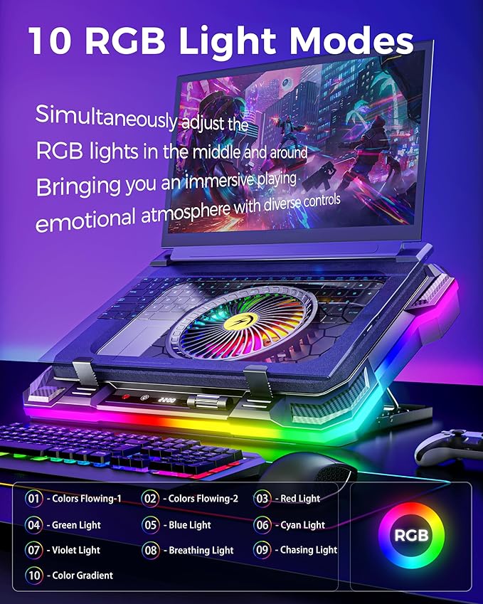 AICHESON Gaming Laptop Cooling Pad - Image 3