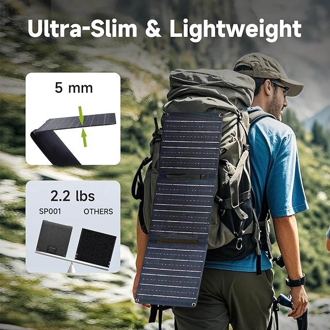 ALLPOWERS 21W 5V Foldable Solar Panel Charger, SP001 Solar Charging Kit - Image 4