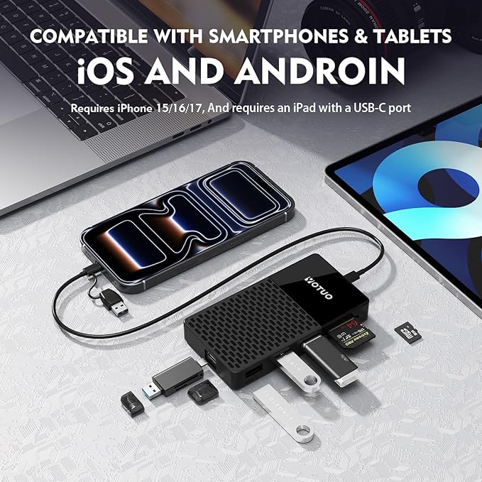 3 in 1 Portable SSD 500GB, USB-C External Solid-State Drive - Image 4