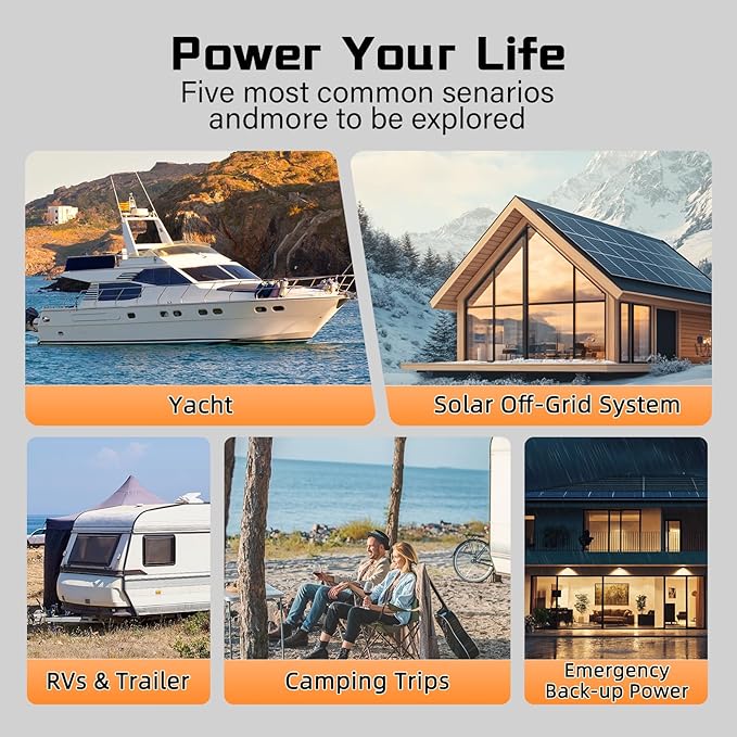 2PACK 12V 100Ah LiFePO4 Lithium Battery MAX Bluetooth 5.0 IP67, 15000+ Deep - Image 8