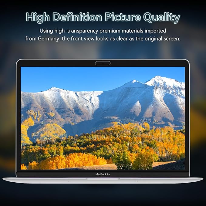 360° Privacy Screen for MacBook Pro 13 Inch/MacBook Air 13 in, 4 Way Privacy - Image 6