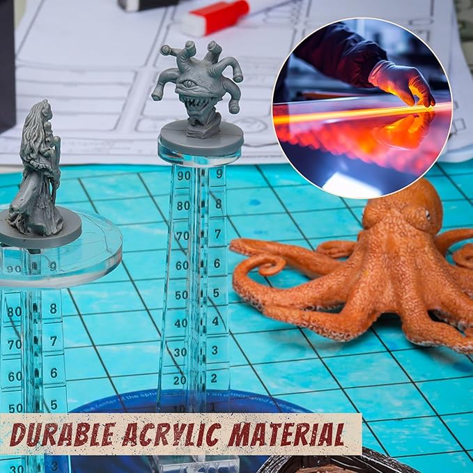DND Flying Miniatures Combat Riser Acrylic Laser Cut Flight Stand Terrain from - Image 5
