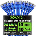 GearIT Cat 6 Ethernet Cable Pack by GEARit
