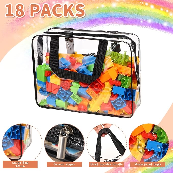 18 Packs Large Toy Storage Bags - Image 3