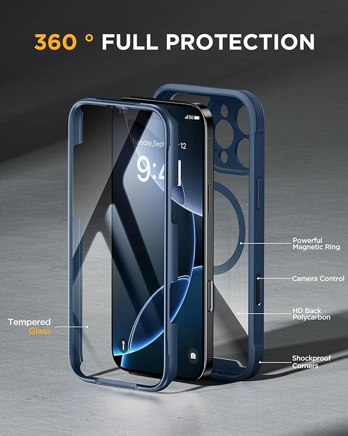 Miracase for iPhone 16 Pro Max Case 6.9'', Full-Body Bumper Phone case - Image 2