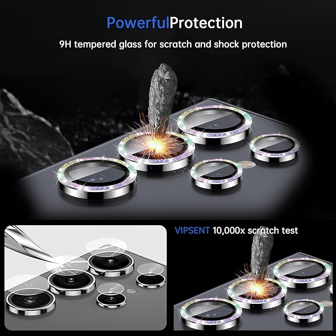 For Samsung Galaxy S25 Ultra Camera Lens Protector, Individual Lens Protector - Image 2