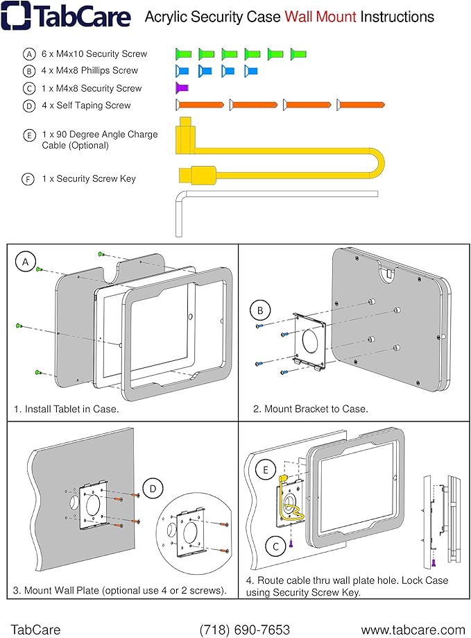 TABcare Anti-Theft Acrylic VESA Enclosure - Image 4