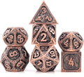 PJOY Metal DND Dice Set D&D Dragon Dice Copper by PJOYDice
