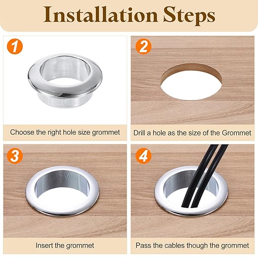 uxcell Desk Grommet - Image 4