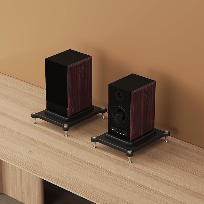 2pcs Subwoofer Isolation Stand, Double-Layered Speaker Isolation Stands by KEPMOGOH