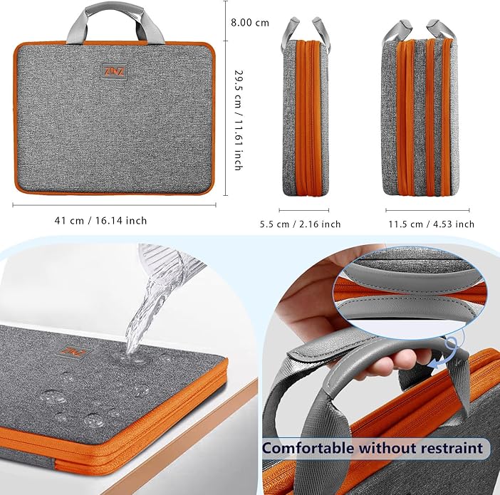ZINZ Laptop Case Computer Sleeve Briefcase - Image 2