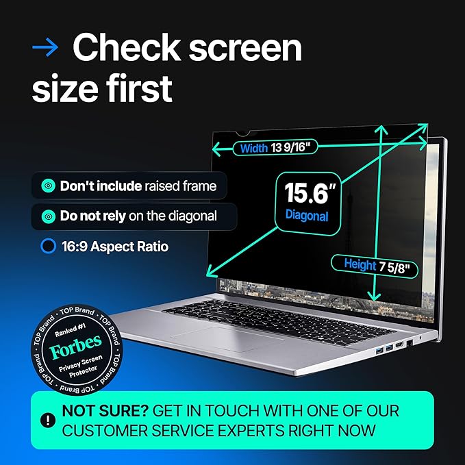 VINTEZ 15.6 Inch 16:9 Privacy Screen - Image 4