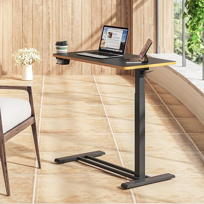 SANODESK Medical Adjustable Overbed Bedside Table - Image 6