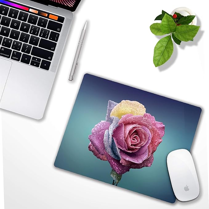 Colorful Rose Mousepad Computer Mouse pad - Image 2