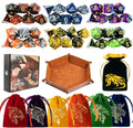 DND Dice Set 42 Pcs Polyhedral Dungeons and Dragons Rolling Dice by PUGED
