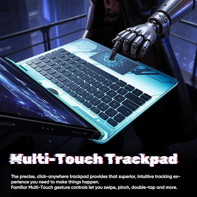 KITONE Transparent Case with Wireless Keyboard - Image 6