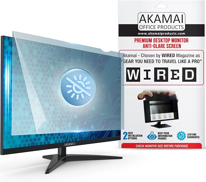 Akamai Office Products 23.8 inch Monitor Anti Glare Screen – Anti-Glare by Akamai+Office+Products