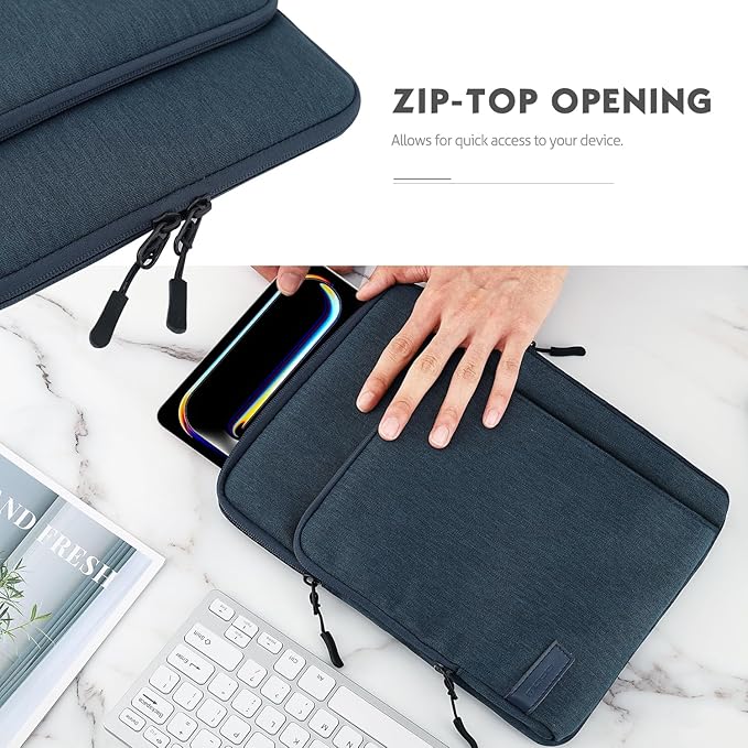 MoKo 12.9 Inch Tablet Sleeve Bag Carrying Case - Image 5