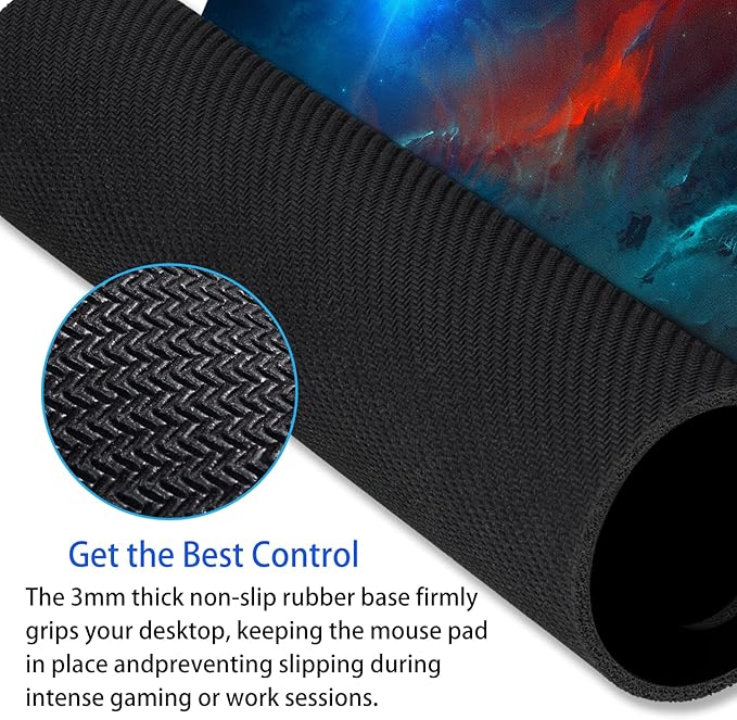 Galaxy Mouse Pad Personalized Design, Non-Slip Surface, Rubber Base, Small - Image 4