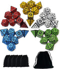SmartDealsPro Double-Colors Polyhedral Dice Sets by SmartDealsPro