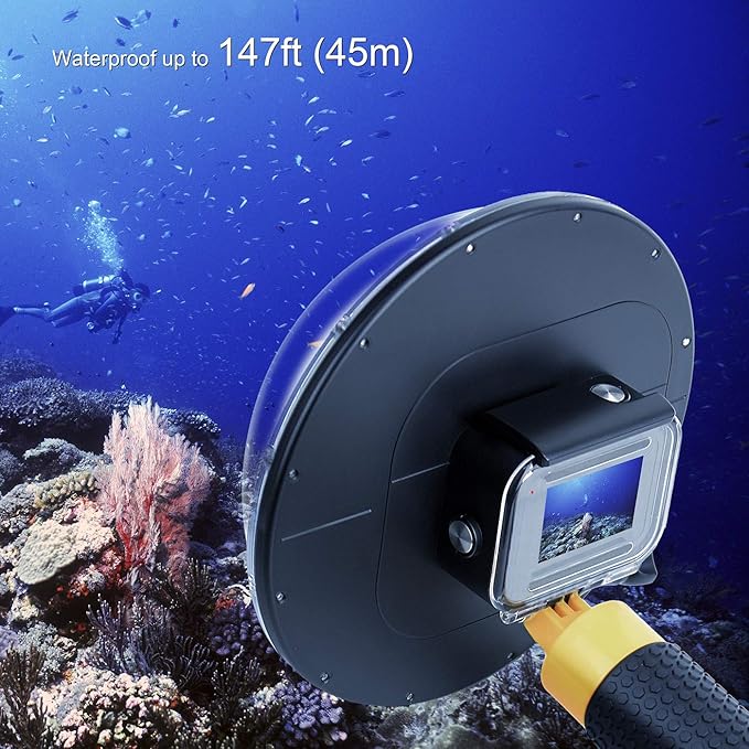 Dome Port for GoPro Hero 9 10 11 12 13 Black- Underwater Waterproof Dome Port - Image 4