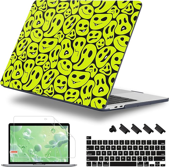 Case for MacBook Pro 13 inch with/Without Touch Bar, Hard Shell + Keyboard by WelcomeViseNewitems