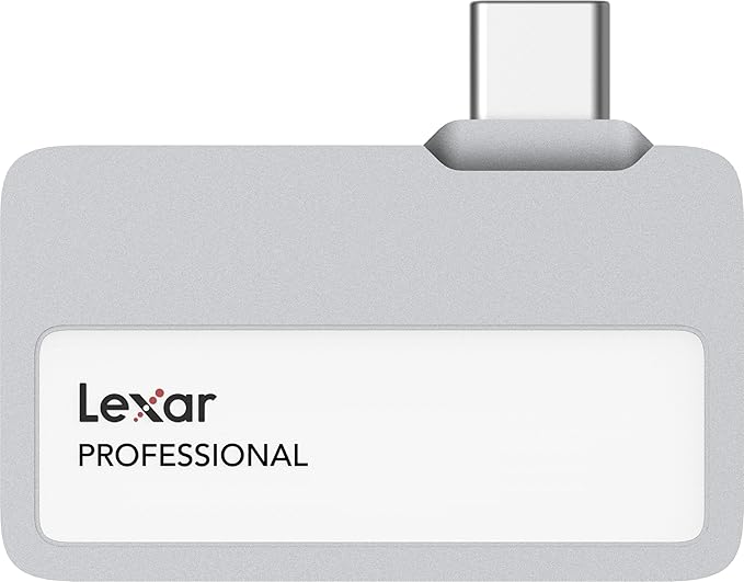 Lexar 1TB Professional Go Portable SSD, Supports Apple 4K 60fps ProRes by Lexar