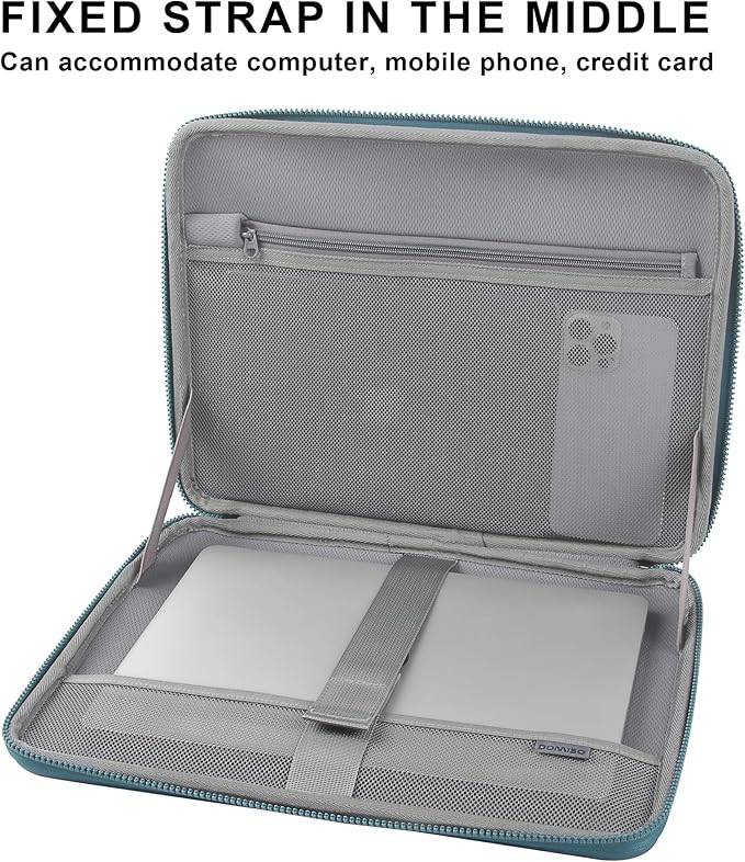 DOMISO 15.6 Inch Laptop Case Rugged Sleeve Waterproof Hard Shell Protective - Image 5