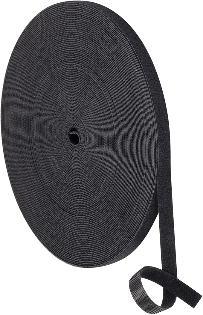Reusable Wire Management Roll Nylon Fastening Cable Ties Straps Xnakko 3/4 inch - Image 2