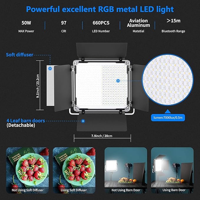 NEEWER 660 PRO RGB Led Video Light - Image 2