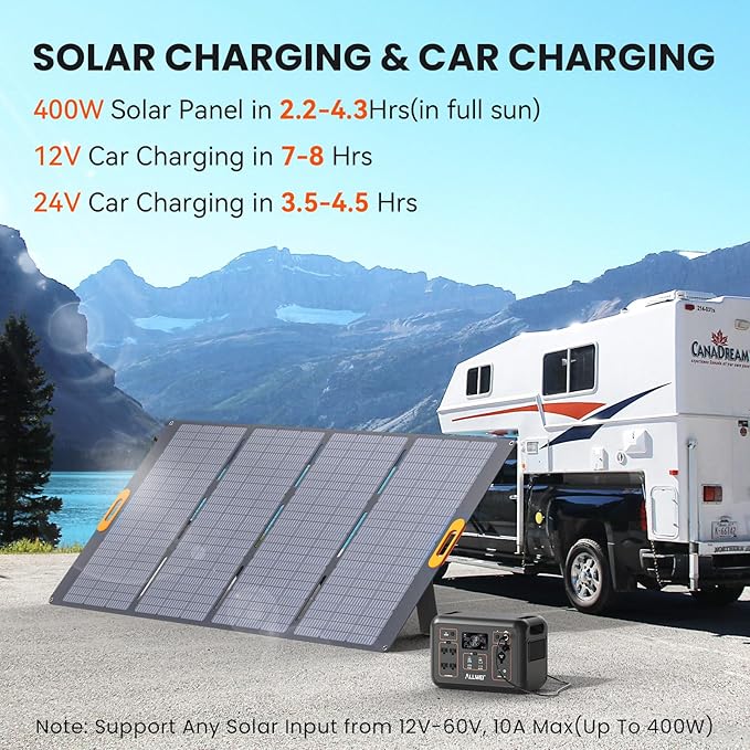 ALLWEI LiFePO4 Solar Generator 1200W - Image 2
