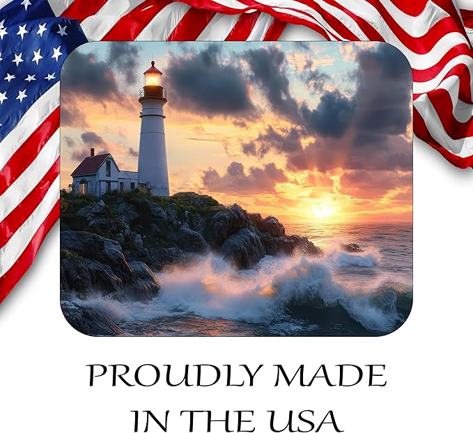 Coastal Shoreline Waves Sandy Beach Theme Mouse Pad Mat Mousepad - Image 5