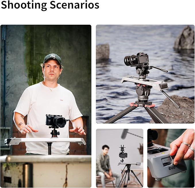 Zeapon EVO 125°Panorama Rotating Motorized Camera Slider, Powerful Quiet Motor - Image 9